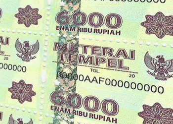 Meterai Rp 6000 Habis? Pakai Saja 2 Helai Meterai Rp 3000