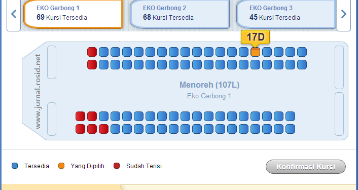 Tempat Duduk Kereta