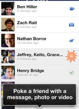 Facebook Rilis Poke, Aplikasi Massenger Untuk iPhone