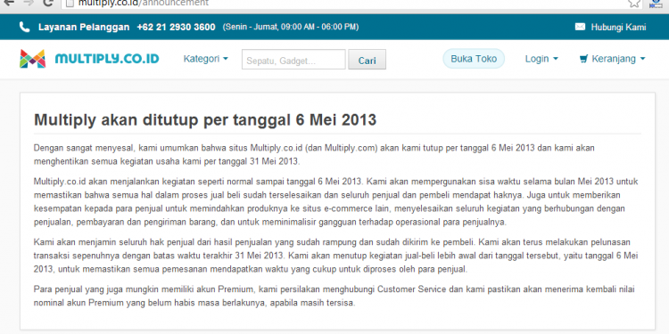 Multiply Tutup