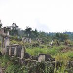 Reruntuhan bangunan Sekolah Dasar