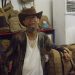 Abah Iwan dengan latar belakang berbagai hasil karya kreatifnya
