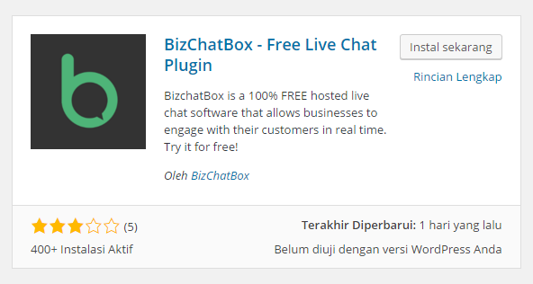 Install Plugin BizChatBox