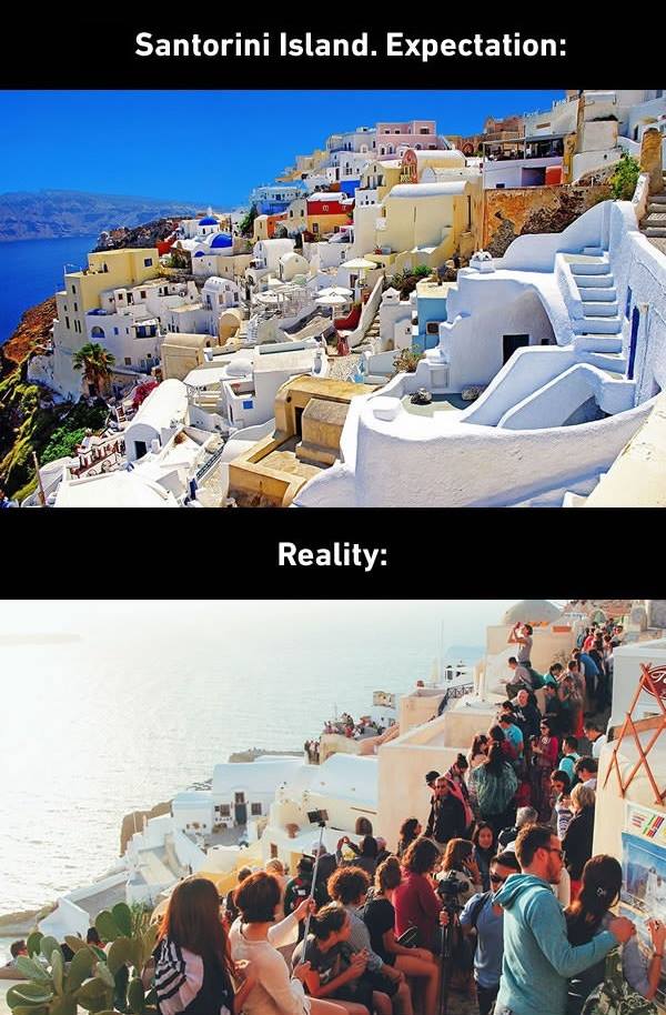 Expetasi dan Realita (Santorini)