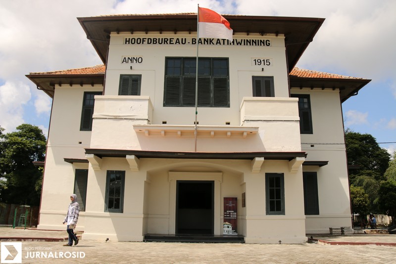 Museum Timah Indonesia Muntok tampak depan