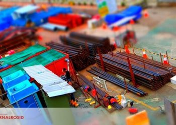 Miniatur Jakarta: Konstruksi MRT di sekitaran Bundaran HI