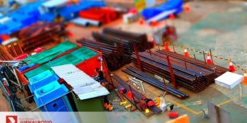 Miniatur Jakarta: Konstruksi MRT di sekitaran Bundaran HI