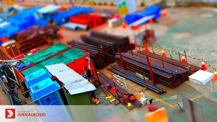 Miniatur Jakarta: Konstruksi MRT di sekitaran Bundaran HI