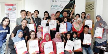 Peserta Belajar Dubbing & Voice Over bersama Kak Agus Nurhasan di BRID Inhouse Training