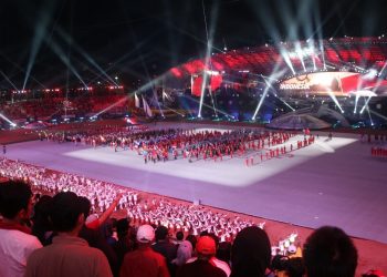 Pembukaan SEA Games 2011 - CC-BY Gunawan Kartapranata. Di SEA Games 2017, Prestiasi Terburuk Olahraga Indonesia sepanjang sejarah SEA Games harus ditelan.