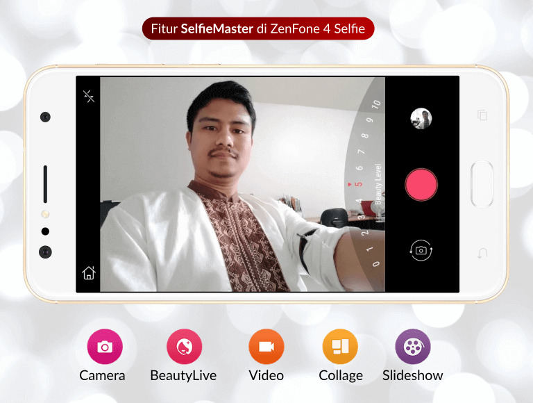 Fitur SelfieMaster di ZenFone 4 Selfie